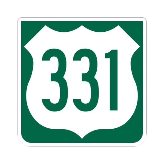 US 331 FL reversed (Florida) (Road Sign) STICKER Vinyl Kiss-Cut Decal 2 Inch White - The Sticker Space