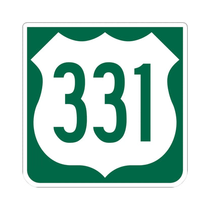 US 331 FL reversed (Florida) (Road Sign) STICKER Vinyl Kiss-Cut Decal 3 Inch White - The Sticker Space