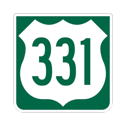 US 331 FL reversed (Florida) (Road Sign) STICKER Vinyl Kiss-Cut Decal 4 Inch White - The Sticker Space
