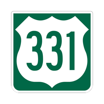 US 331 FL reversed (Florida) (Road Sign) STICKER Vinyl Kiss-Cut Decal 6 Inch White - The Sticker Space