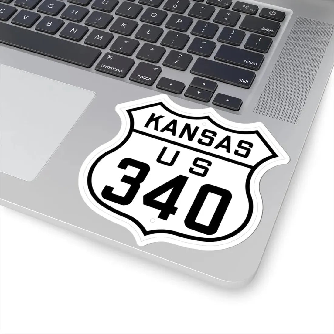 US 340 Kansas 1926 (Kansas) (Road Sign) STICKER Vinyl Kiss-Cut Decal - The Sticker Space