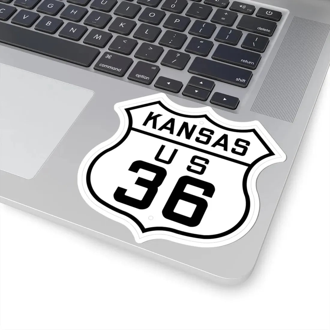 US 36 Kansas 1926 (Kansas) (Road Sign) STICKER Vinyl Kiss-Cut Decal - The Sticker Space