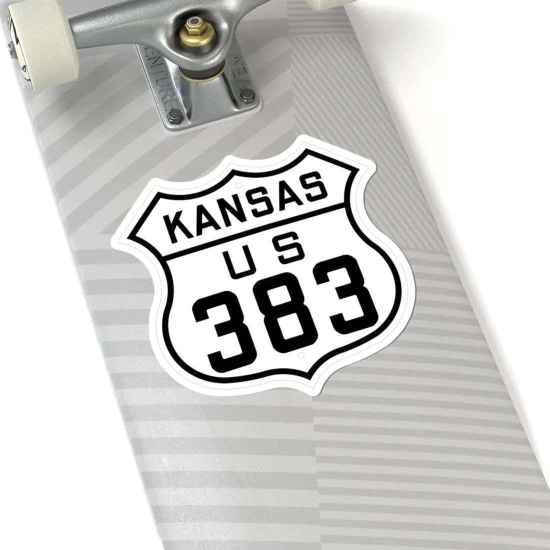 US 383 Kansas 1926 (Kansas) (Road Sign) STICKER Vinyl Kiss-Cut Decal - The Sticker Space