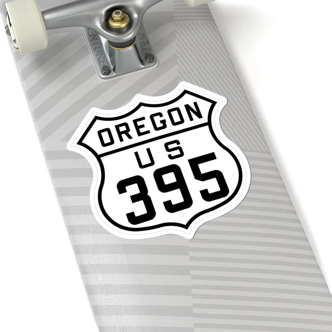 US 395 Oregon 1926 (Oregon) (Road Sign) STICKER Vinyl Kiss-Cut Decal - The Sticker Space