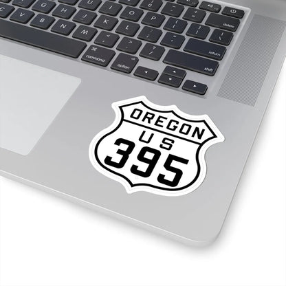US 395 Oregon 1926 (Oregon) (Road Sign) STICKER Vinyl Kiss-Cut Decal - The Sticker Space