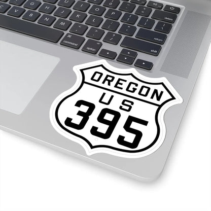 US 395 Oregon 1926 (Oregon) (Road Sign) STICKER Vinyl Kiss-Cut Decal - The Sticker Space