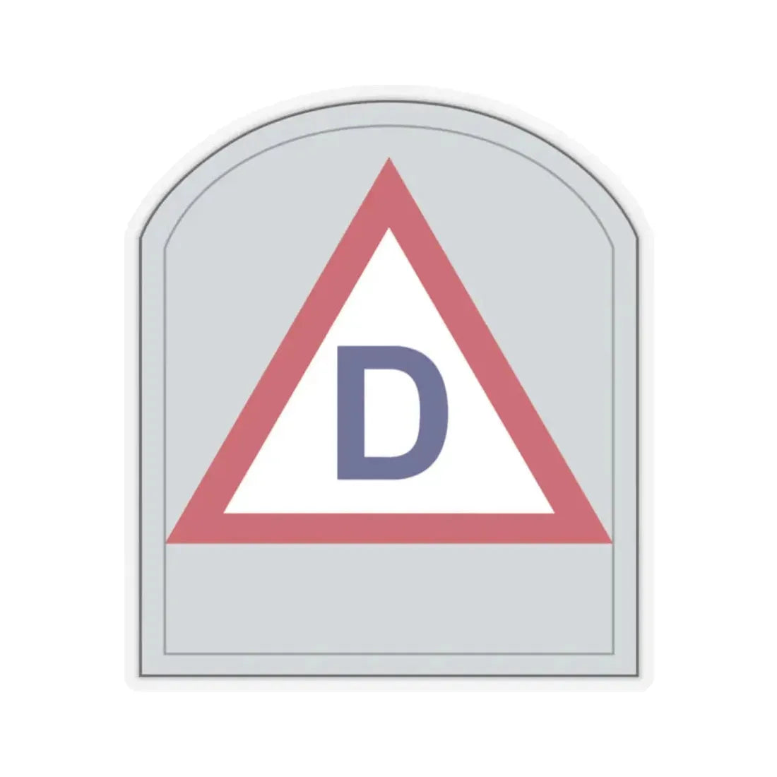 US 39th Infantry Division (U.S. Army) STICKER Vinyl Kiss-Cut Decal 2 Inch Transparent - The Sticker Space