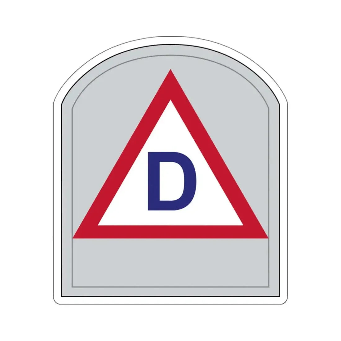 US 39th Infantry Division (U.S. Army) STICKER Vinyl Kiss-Cut Decal 4 Inch White - The Sticker Space