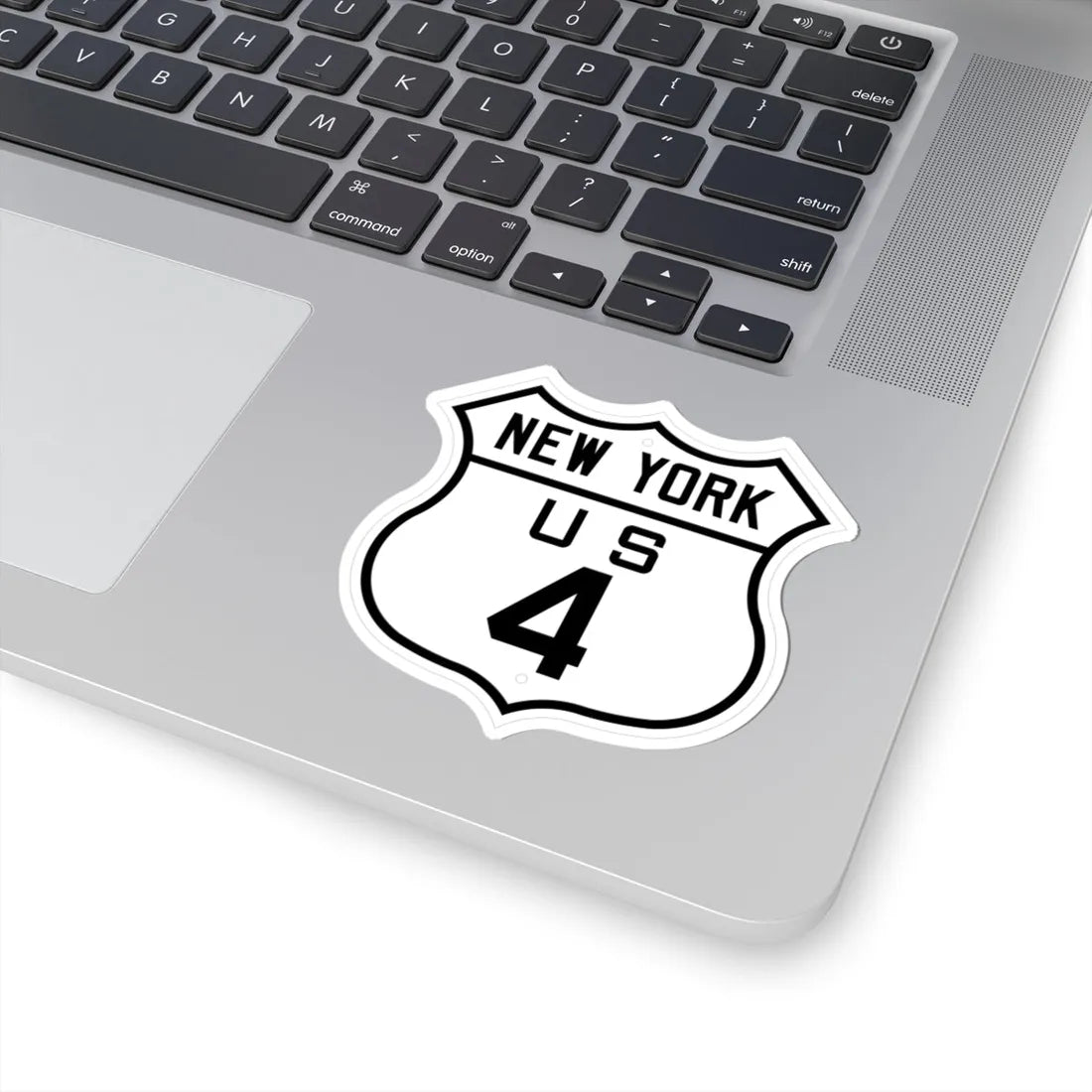 US 4 New York 1926 (New York) (Road Sign) STICKER Vinyl Kiss-Cut Decal - The Sticker Space