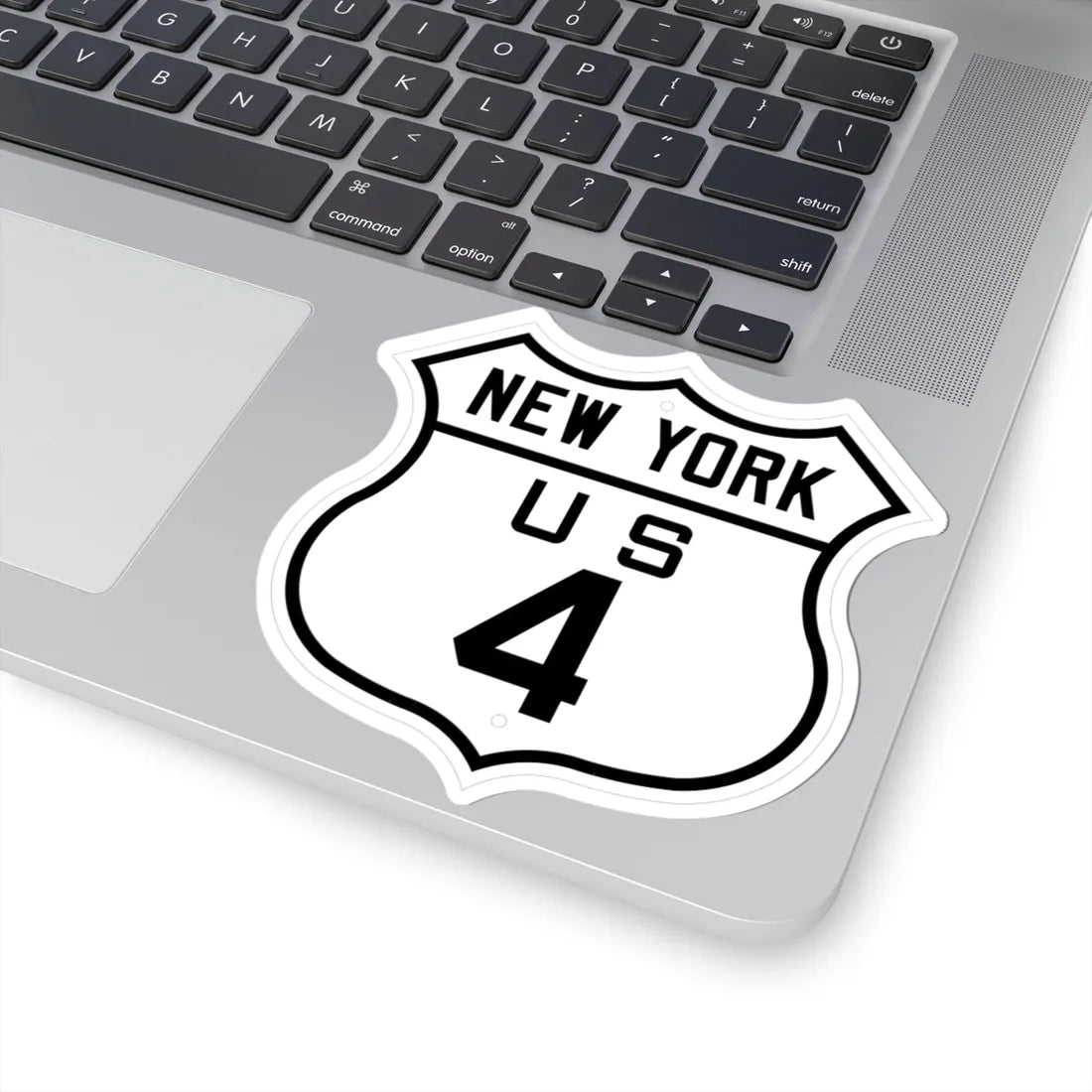 US 4 New York 1926 (New York) (Road Sign) STICKER Vinyl Kiss-Cut Decal - The Sticker Space