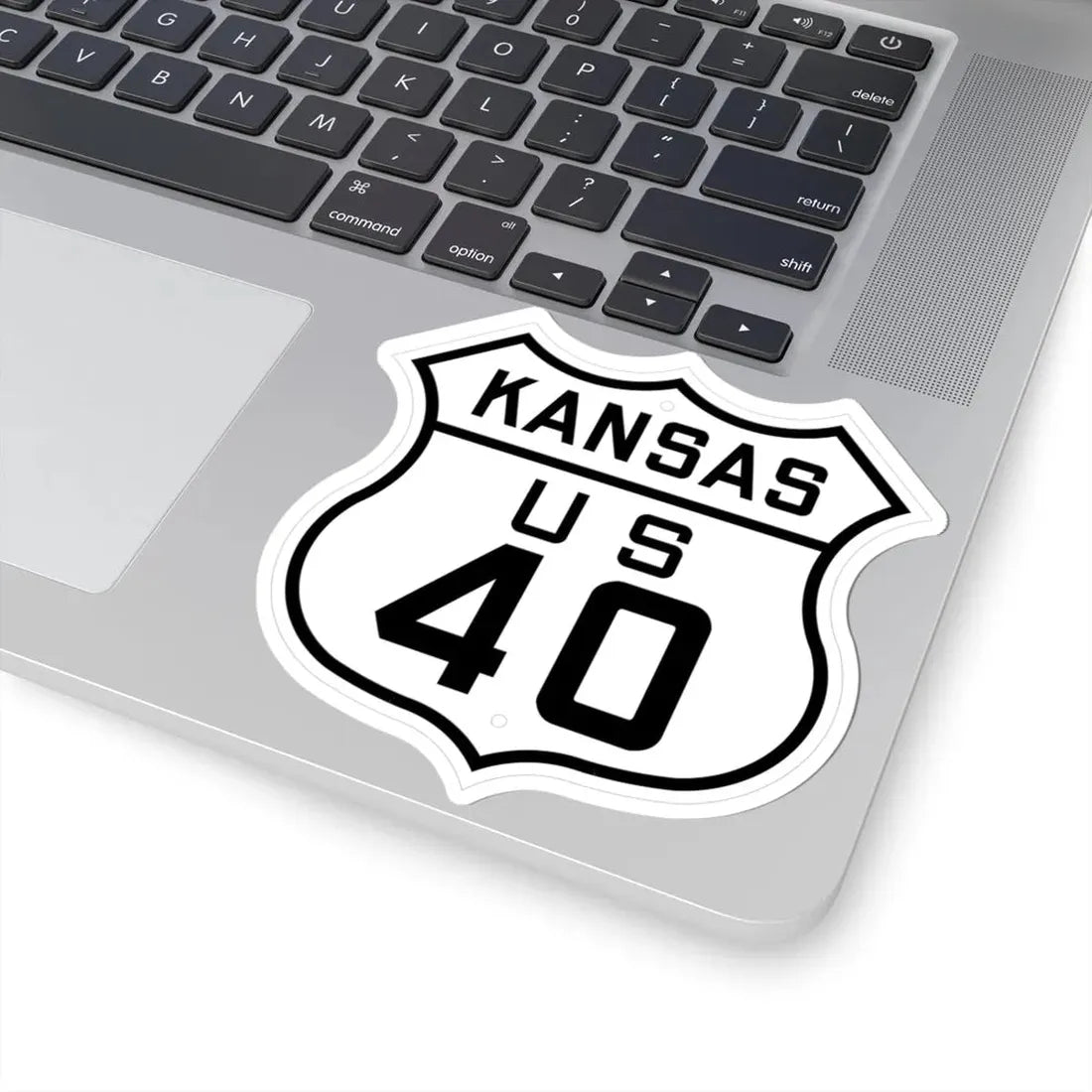 US 40 Kansas 1926 (Kansas) (Road Sign) STICKER Vinyl Kiss-Cut Decal - The Sticker Space