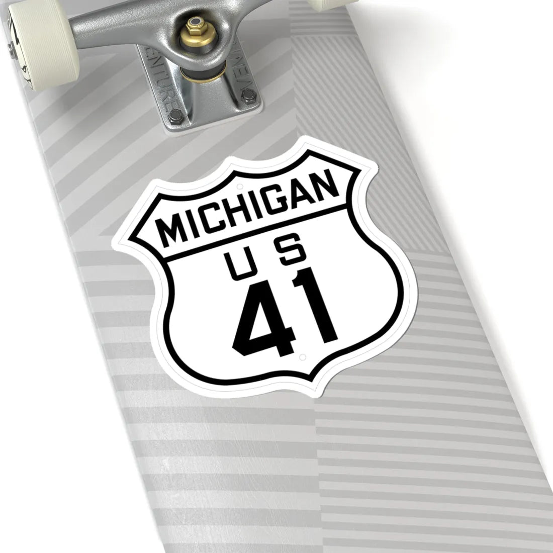 US 41 Michigan 1926 (Michigan) (Road Sign) STICKER Vinyl Kiss-Cut Decal - The Sticker Space