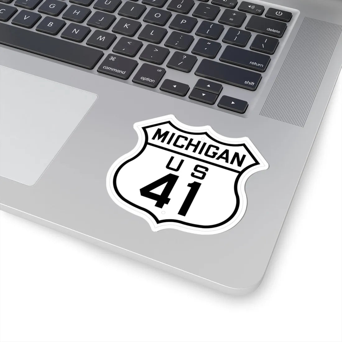 US 41 Michigan 1926 (Michigan) (Road Sign) STICKER Vinyl Kiss-Cut Decal - The Sticker Space