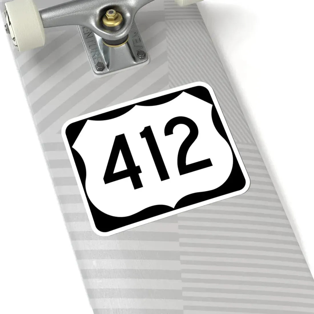 US 412 AR (Arkansas) (Road Sign) STICKER Vinyl Kiss-Cut Decal - The Sticker Space