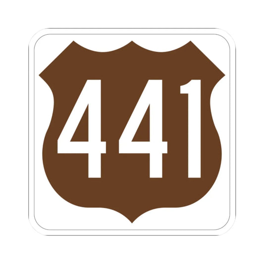 US 441 FL (Florida) (Road Sign) STICKER Vinyl Kiss-Cut Decal 2 Inch White - The Sticker Space