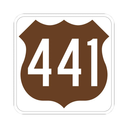 US 441 FL (Florida) (Road Sign) STICKER Vinyl Kiss-Cut Decal 3 Inch White - The Sticker Space