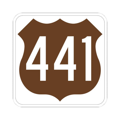 US 441 FL (Florida) (Road Sign) STICKER Vinyl Kiss-Cut Decal 4 Inch White - The Sticker Space