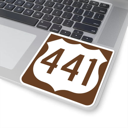 US 441 FL reversed (Florida) (Road Sign) STICKER Vinyl Kiss-Cut Decal - The Sticker Space