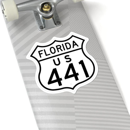 US 441 Florida 1948 (Florida) (Road Sign) STICKER Vinyl Kiss-Cut Decal - The Sticker Space
