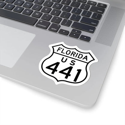 US 441 Florida 1948 (Florida) (Road Sign) STICKER Vinyl Kiss-Cut Decal - The Sticker Space