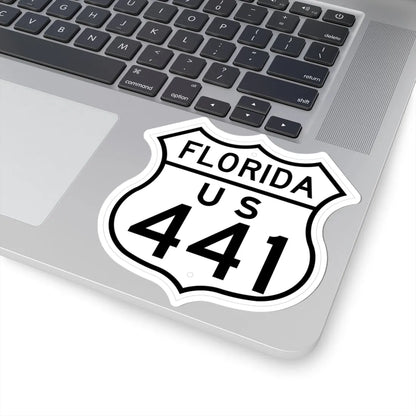 US 441 Florida 1948 (Florida) (Road Sign) STICKER Vinyl Kiss-Cut Decal - The Sticker Space