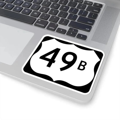 US 49B (Arkansas) (Road Sign) STICKER Vinyl Kiss-Cut Decal - The Sticker Space