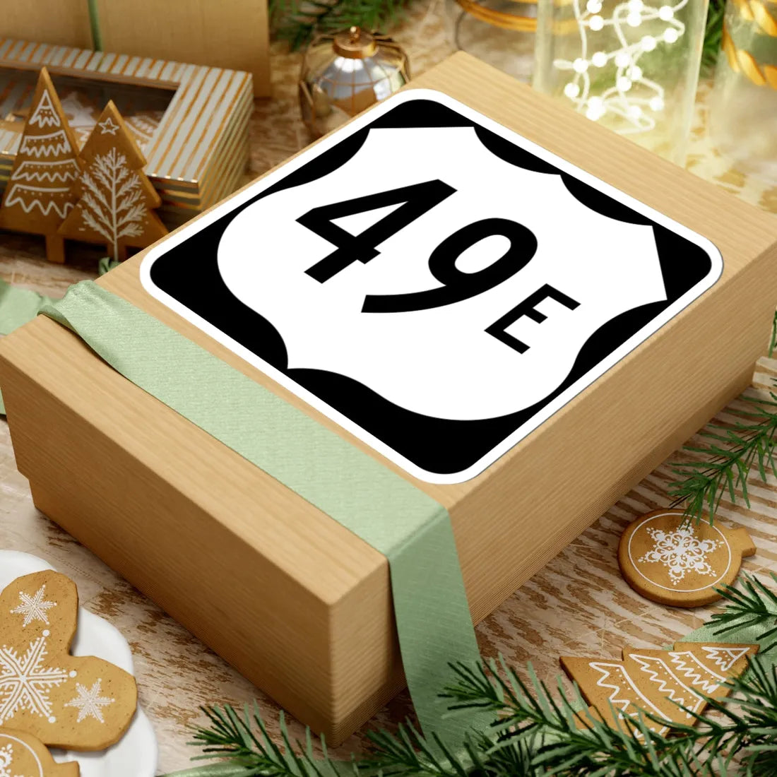 US 49E (Mississippi) (Road Sign) STICKER Vinyl Kiss-Cut Decal - The Sticker Space