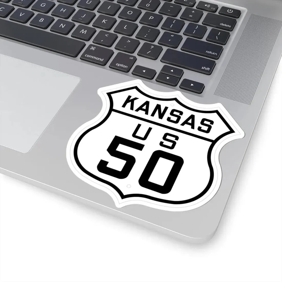US 50 Kansas 1926 (Kansas) (Road Sign) STICKER Vinyl Kiss-Cut Decal - The Sticker Space