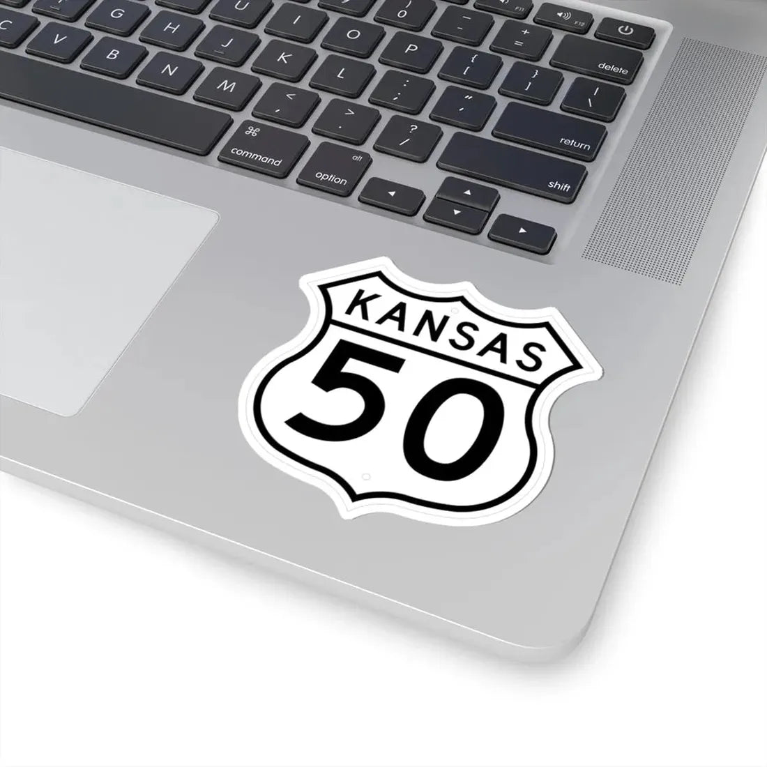 US 50 Kansas 1962 (Kansas) (Road Sign) STICKER Vinyl Kiss-Cut Decal - The Sticker Space