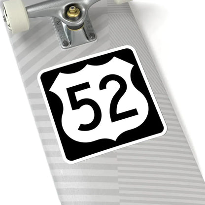 US 52 IA (Iowa) (Road Sign) STICKER Vinyl Kiss-Cut Decal - The Sticker Space