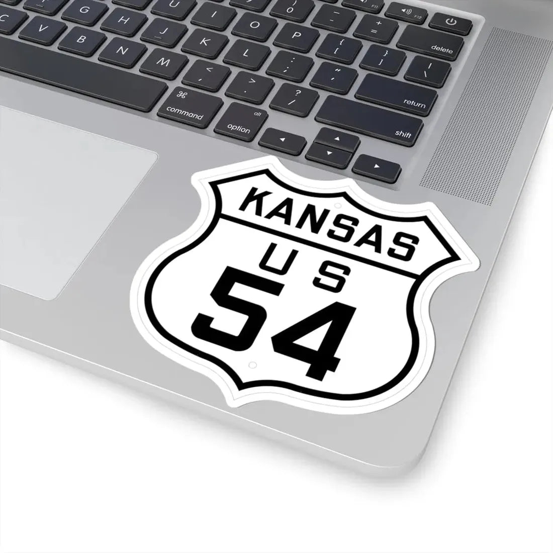US 54 Kansas 1926 (Kansas) (Road Sign) STICKER Vinyl Kiss-Cut Decal - The Sticker Space