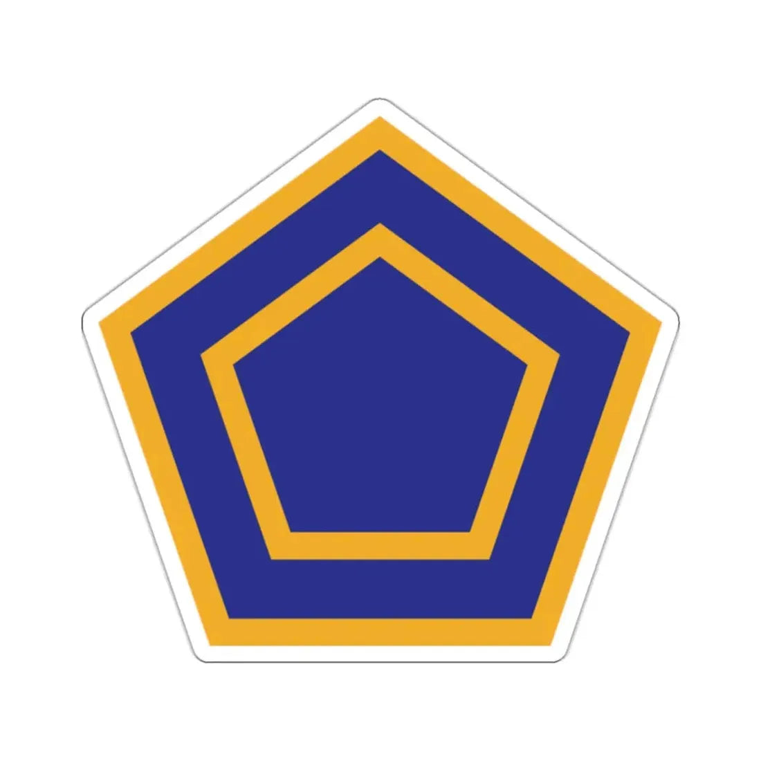 US 55th Infantry Division (U.S. Army) STICKER Vinyl Kiss-Cut Decal 2 Inch White - The Sticker Space