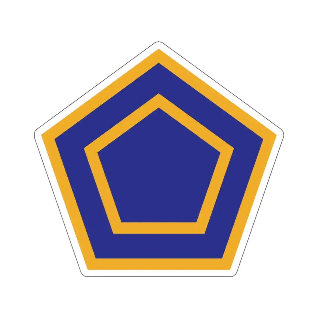 US 55th Infantry Division (U.S. Army) STICKER Vinyl Kiss-Cut Decal 6 Inch White - The Sticker Space