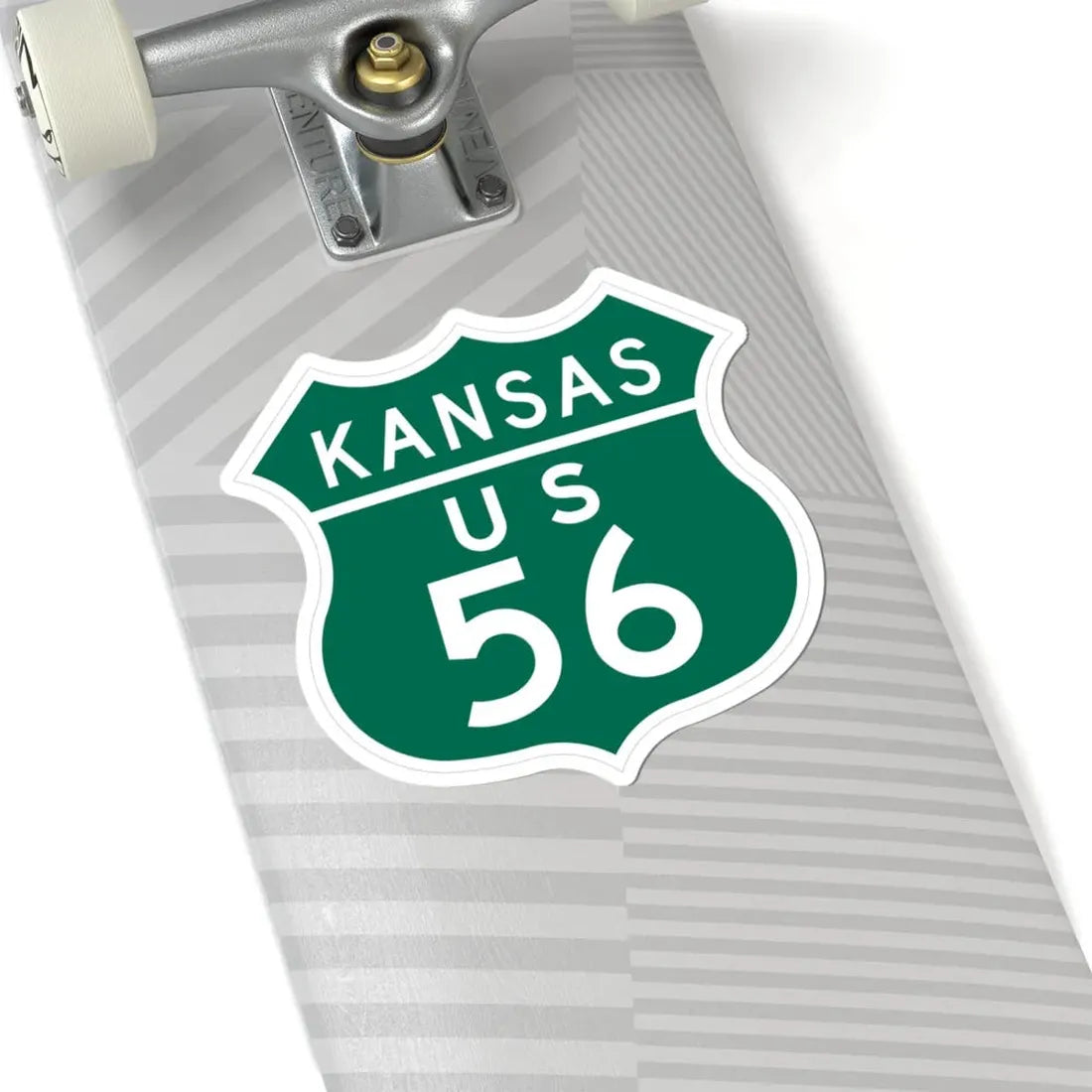 US 56 Kansas 1948 (Kansas) (Road Sign) STICKER Vinyl Kiss-Cut Decal - The Sticker Space