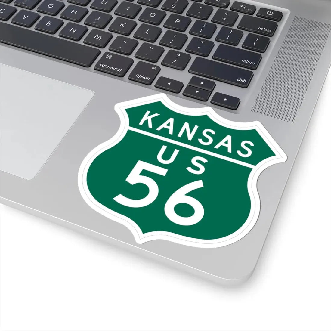 US 56 Kansas 1948 (Kansas) (Road Sign) STICKER Vinyl Kiss-Cut Decal - The Sticker Space