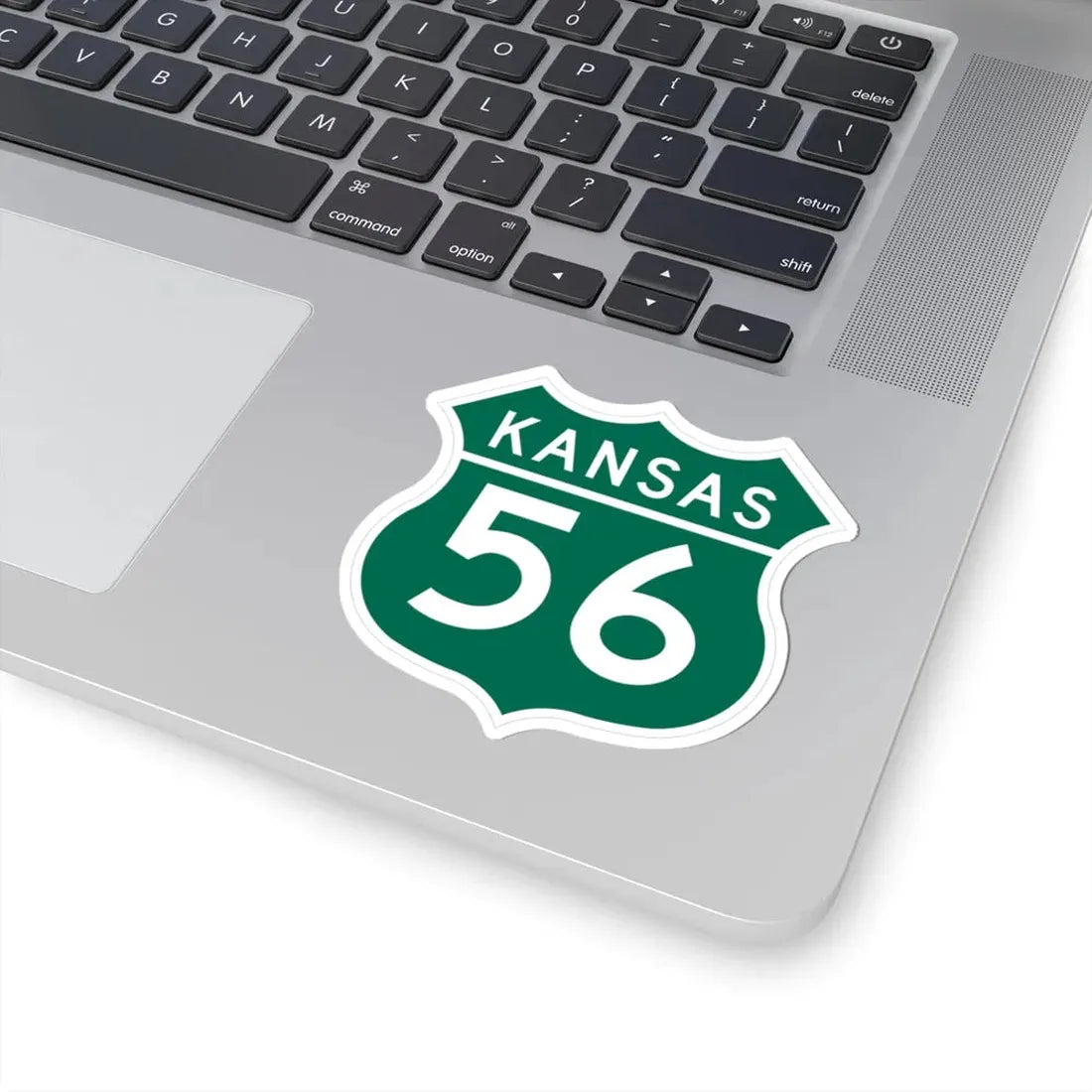 US 56 Kansas 1962 (Kansas) (Road Sign) STICKER Vinyl Kiss-Cut Decal - The Sticker Space
