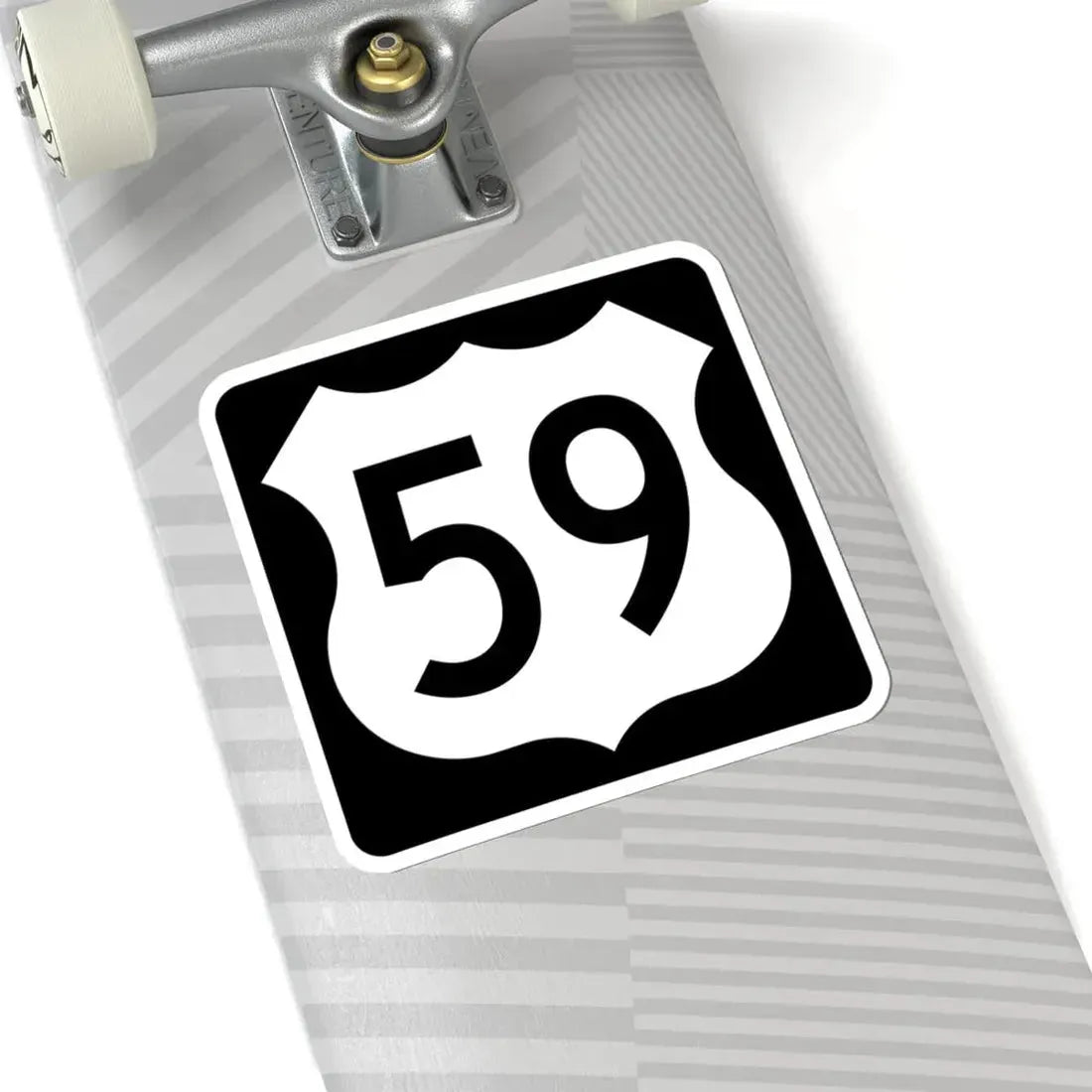 US 59 IA (Iowa) (Road Sign) STICKER Vinyl Kiss-Cut Decal - The Sticker Space