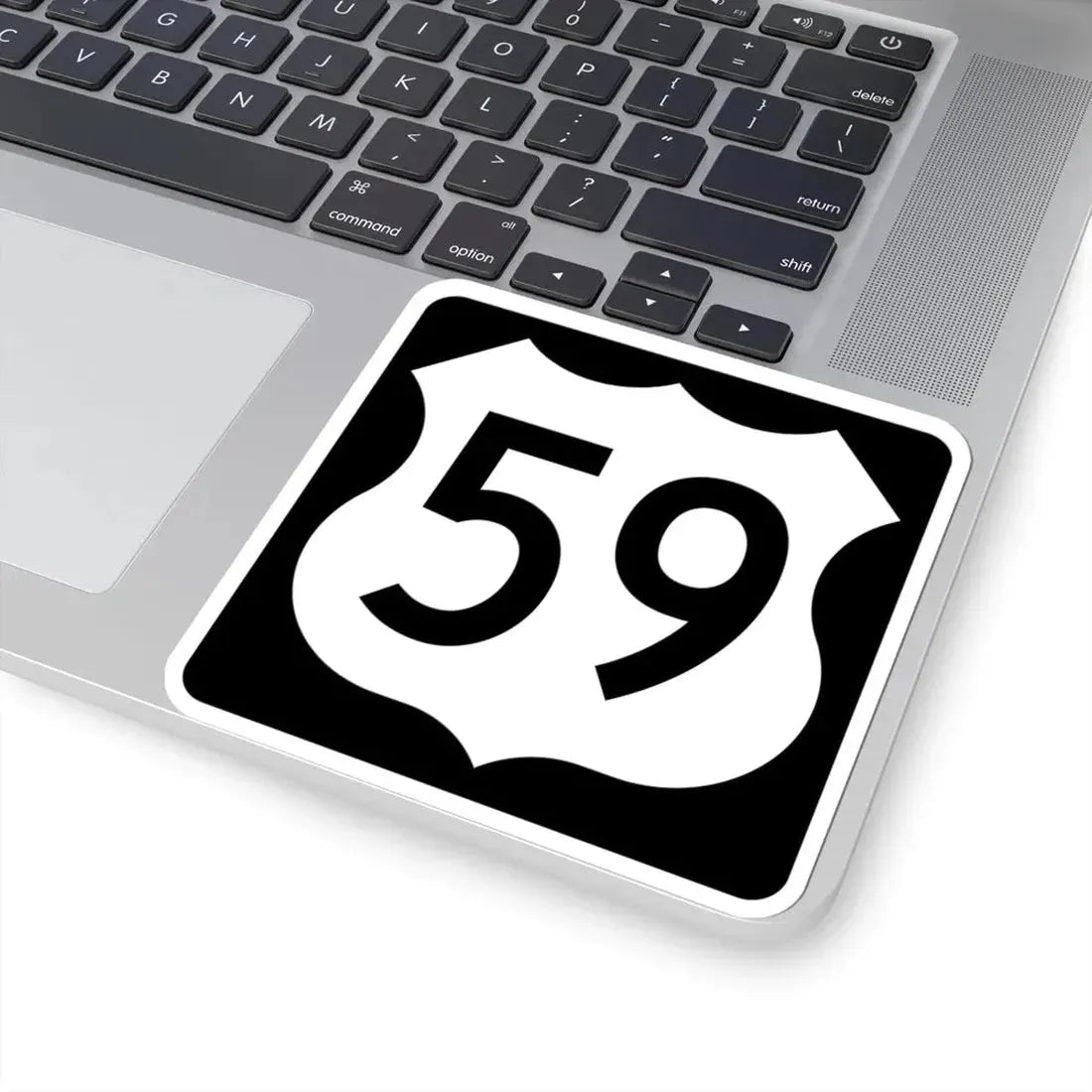 US 59 IA (Iowa) (Road Sign) STICKER Vinyl Kiss-Cut Decal - The Sticker Space