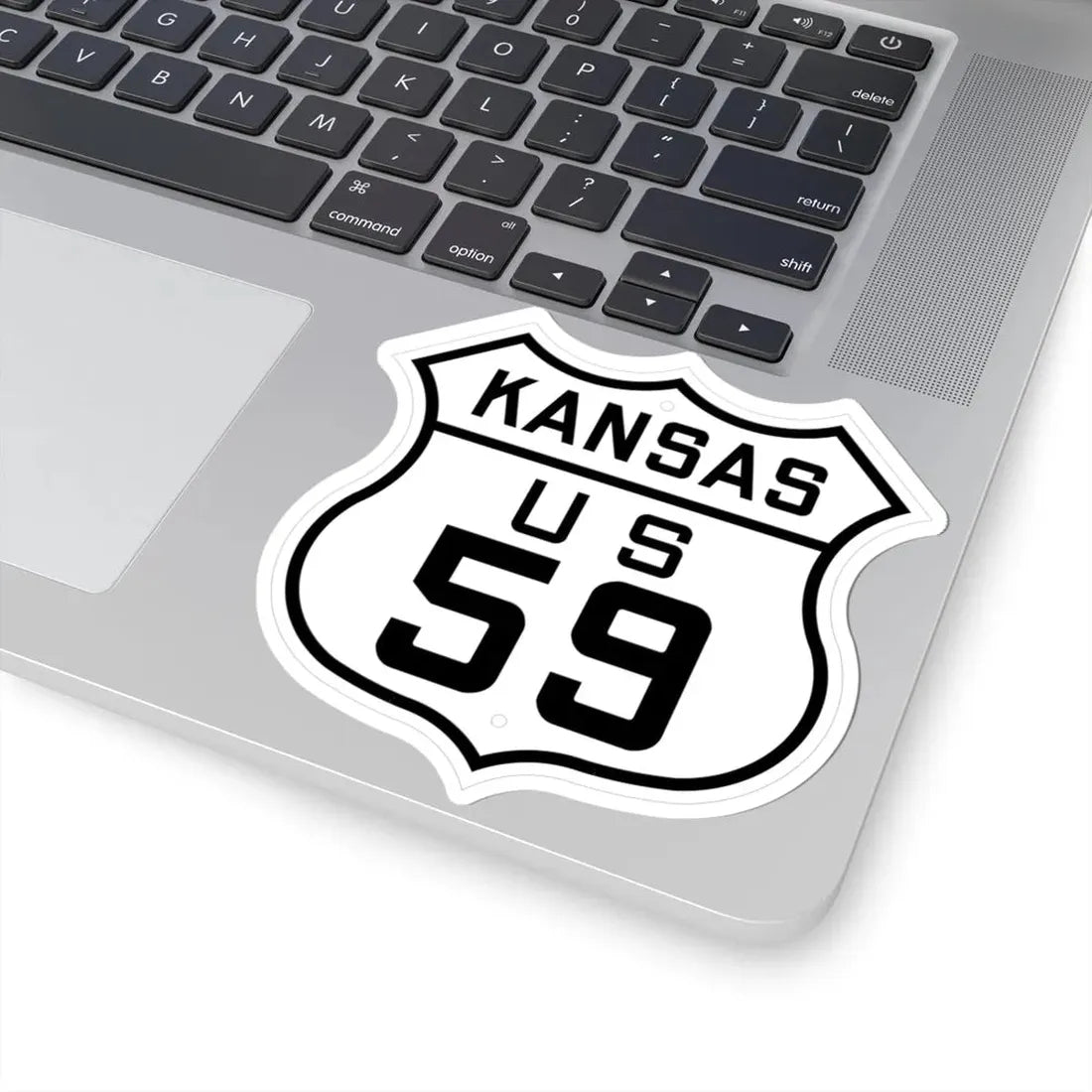 US 59 Kansas 1926 (Kansas) (Road Sign) STICKER Vinyl Kiss-Cut Decal - The Sticker Space