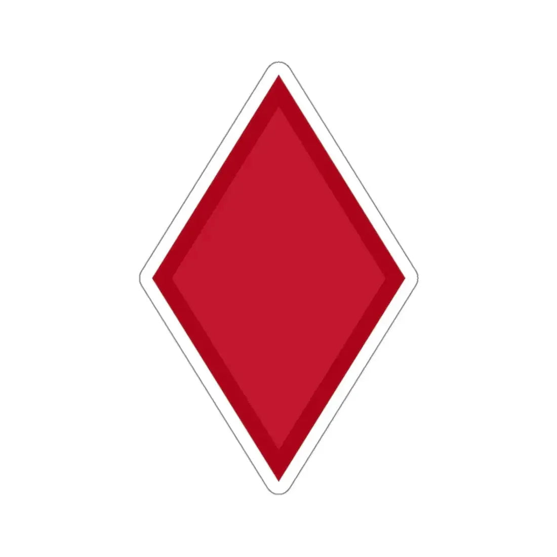 US 5th Infantry Division (U.S. Army) STICKER Vinyl Kiss-Cut Decal 3 Inch White - The Sticker Space