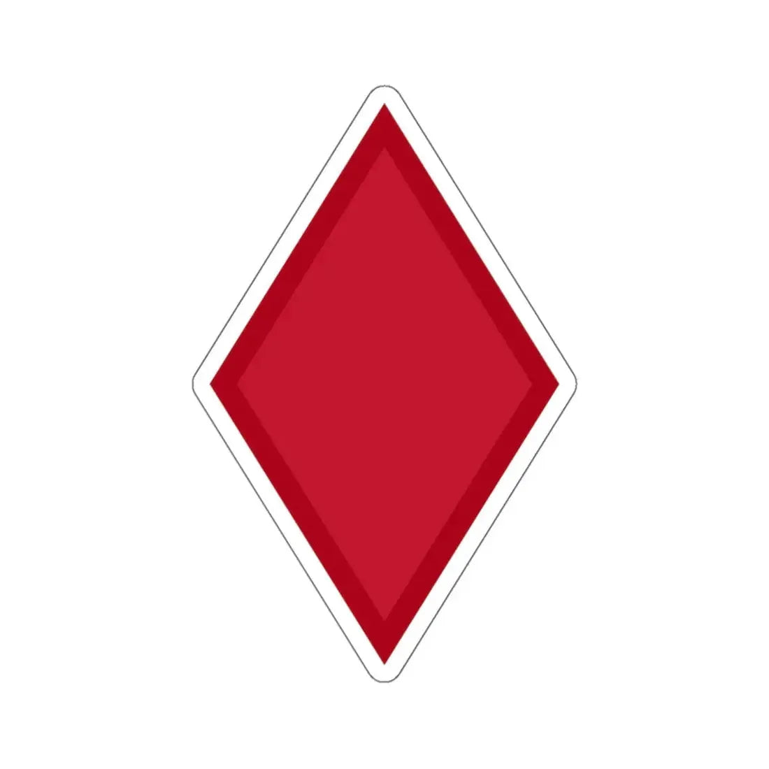 US 5th Infantry Division (U.S. Army) STICKER Vinyl Kiss-Cut Decal 6 Inch White - The Sticker Space