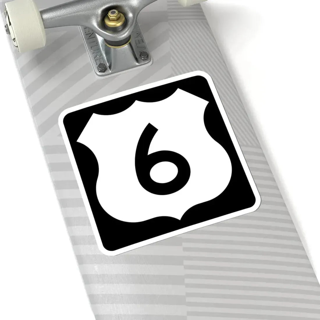 US 6 IA (Iowa) (Road Sign) STICKER Vinyl Kiss-Cut Decal - The Sticker Space