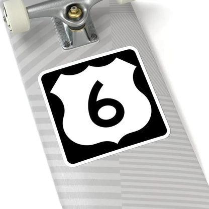 US 6 IA (Iowa) (Road Sign) STICKER Vinyl Kiss-Cut Decal - The Sticker Space