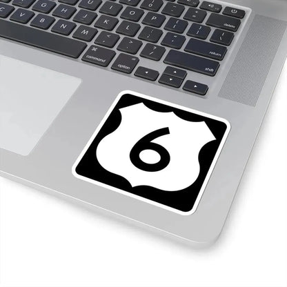 US 6 IA (Iowa) (Road Sign) STICKER Vinyl Kiss-Cut Decal - The Sticker Space