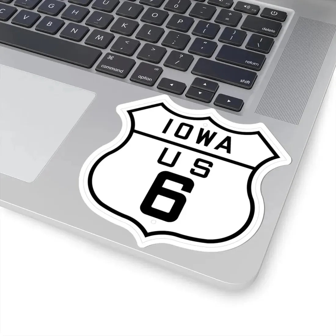 US 6 Iowa 1926 (Iowa) (Road Sign) STICKER Vinyl Kiss-Cut Decal - The Sticker Space