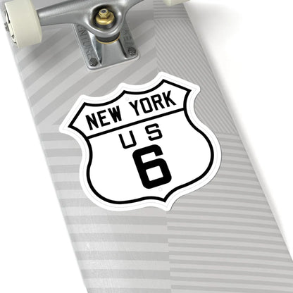 US 6 New York 1926 (New York) (Road Sign) STICKER Vinyl Kiss-Cut Decal - The Sticker Space