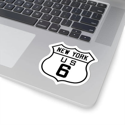 US 6 New York 1926 (New York) (Road Sign) STICKER Vinyl Kiss-Cut Decal - The Sticker Space