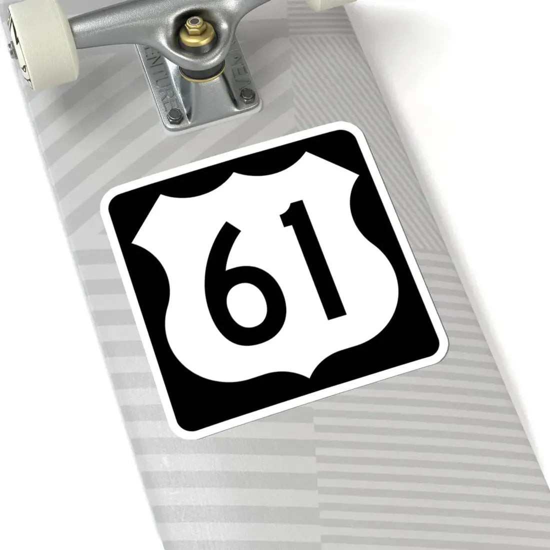 US 61 IA (Iowa) (Road Sign) STICKER Vinyl Kiss-Cut Decal - The Sticker Space