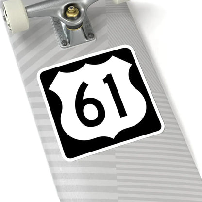 US 61 IA (Iowa) (Road Sign) STICKER Vinyl Kiss-Cut Decal - The Sticker Space