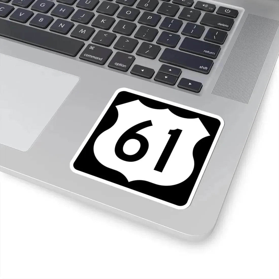 US 61 IA (Iowa) (Road Sign) STICKER Vinyl Kiss-Cut Decal - The Sticker Space